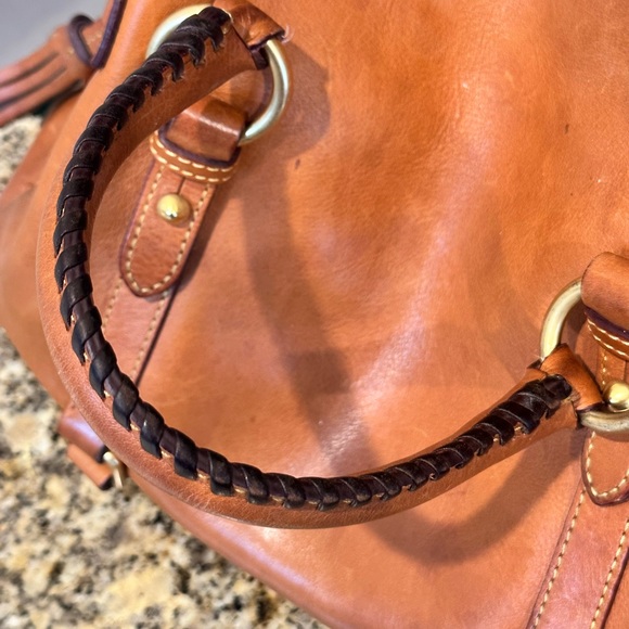 Dooney & Bourke Florentine Large Satchel - Color Natural - Picture 3 of 10
